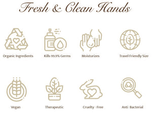 Organic Hand Sanitizer - Tea Tree Essential Oil